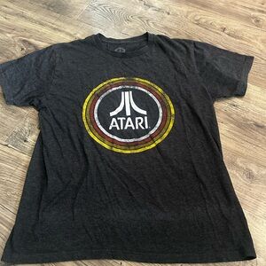 Atari Logo Black T-Shirt size large